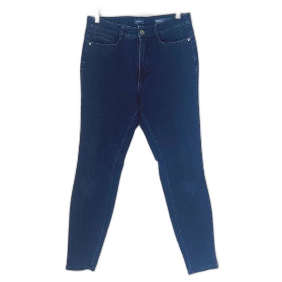 J Jill Denim Premium Flex High Rise Legging Denim Jeans Size 8 Non Destructed - Picture 1 of 12